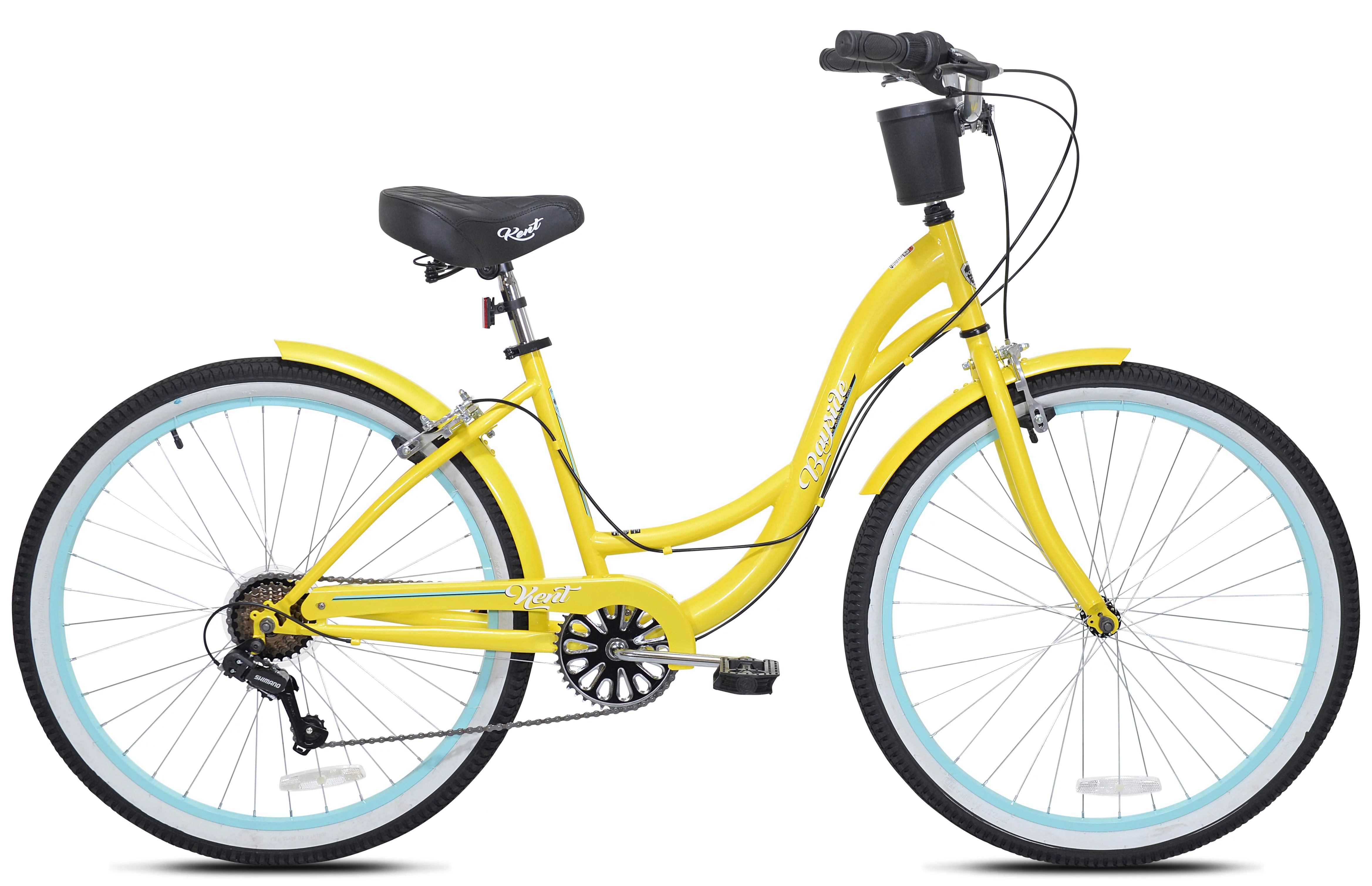 Kent Bicycles 26 in. Bayside Women's Cruiser Bicycle, Yellow