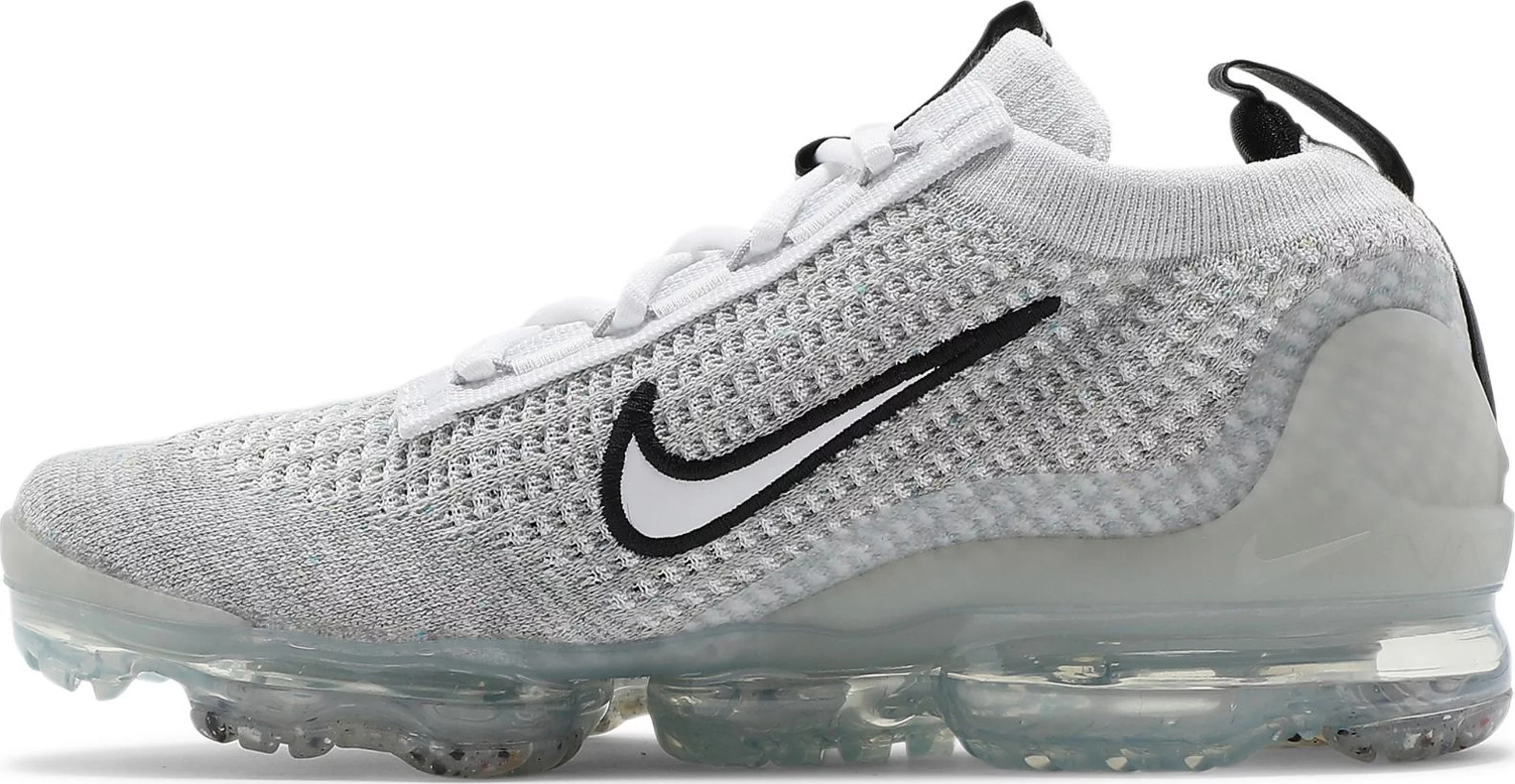 Nike Air VaporMax 2021 Flyknit GS 'White Metallic Silver' (5.5)