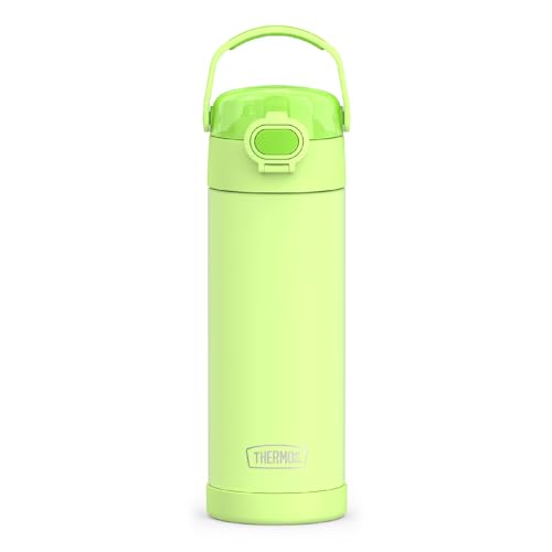 THERMOS FUNTAINER 16 Ounce Stainless Steel Vacuum Insulated Bottle with Wide Spout Lid, MINECRAFT
