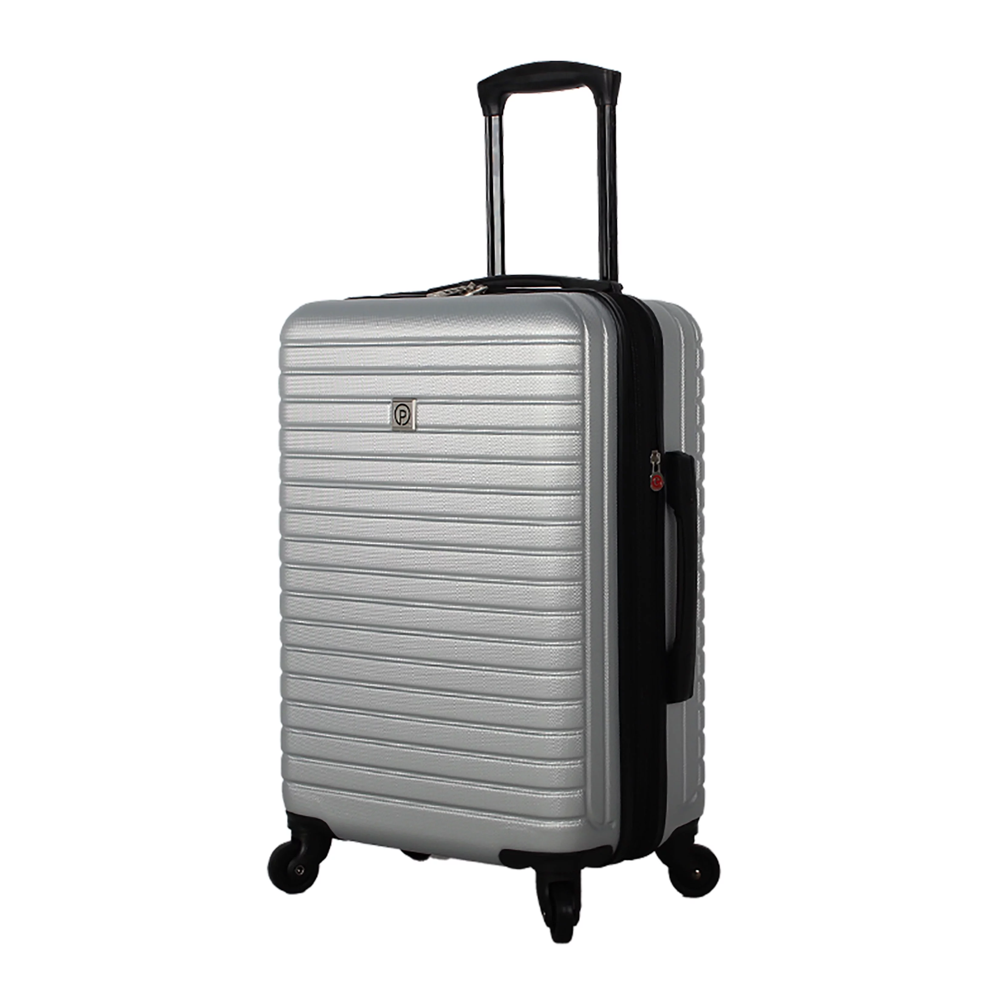 Protege, Vacationer Hard Side 20” Expandable Carry-on Luggage, Silver