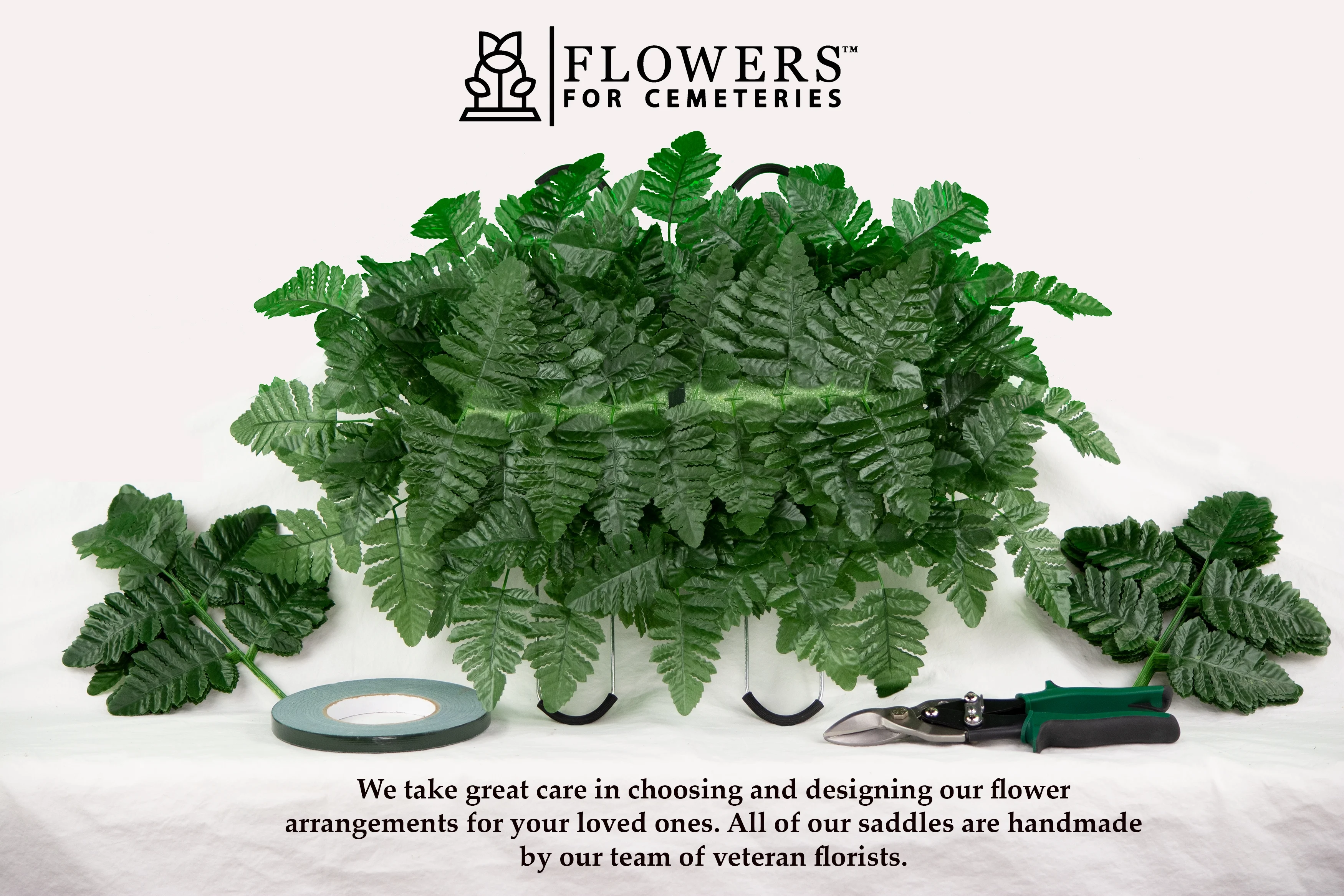 Sympathy Silks Mother's Day Cemetery Saddle for Headstone Red Yellow Purple Wildflowers