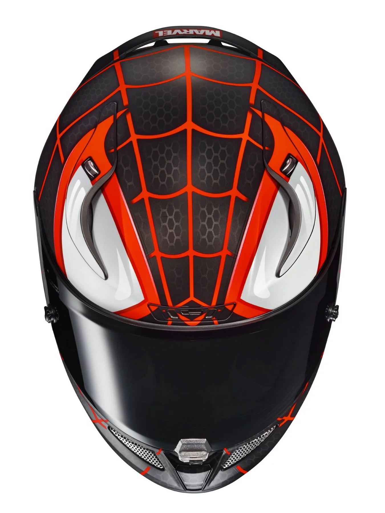 HJC RPHA 11 Pro Miles Morales Motorcycle Helmet Black/Red XL