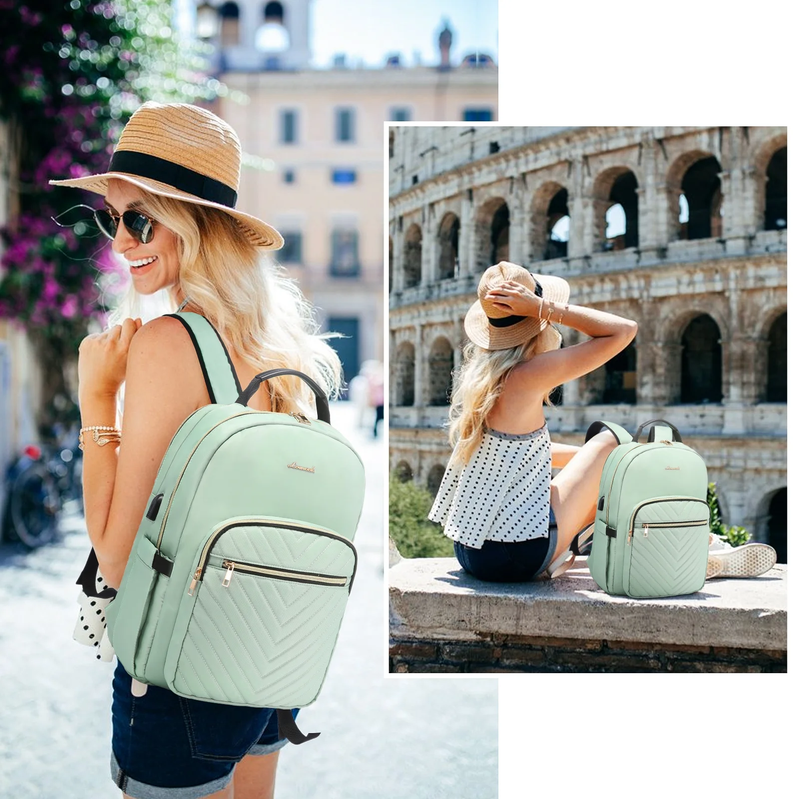 Lovevook Laptop Backpack for Women, 15.6