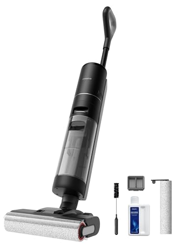 DREAME H12 PRO Wet Dry Vacuum Cleaner, Cordless Vacuum Mop All in One, Smart Floor Cleaner for Hard Floor, One-Step Edge to Edge Cleaning with Hot Air Drying