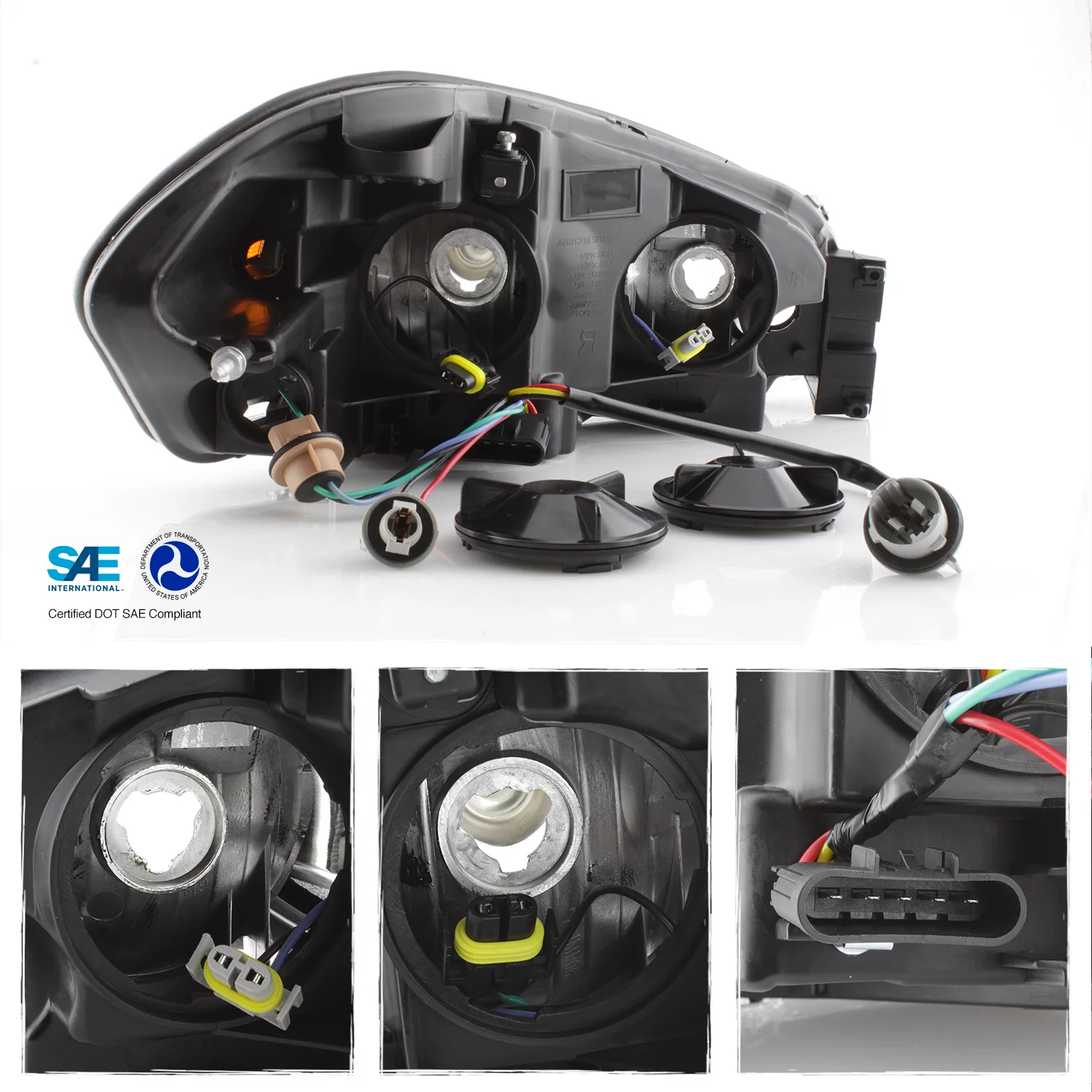 AKKON - Fits 2006-2013 Chevy Impala 14-16 Impala Limited 06-07 Monte Carlo [OE Style] Headlight Headlamp For Driver Left