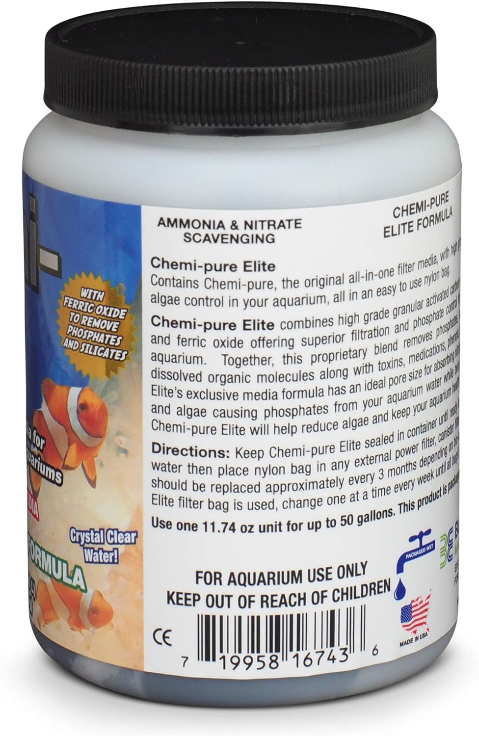 ABE16743 Chemipure Elite for Aquarium, 11.74-Ounce