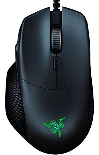 Razer Basilisk Essential Gaming Mouse: 6400 DPI Optical Sensor - Chroma RGB Lighting - 7 Programmable Buttons - Mechanical Switches - Classic Black