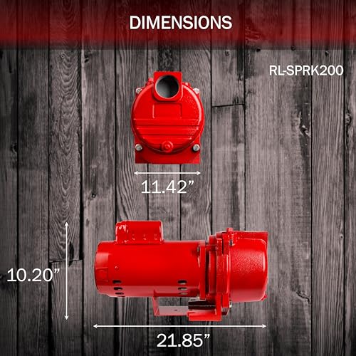 Red Lion RL-SPRK Series Cast Iron Sprinkler/Irrigation Pumps