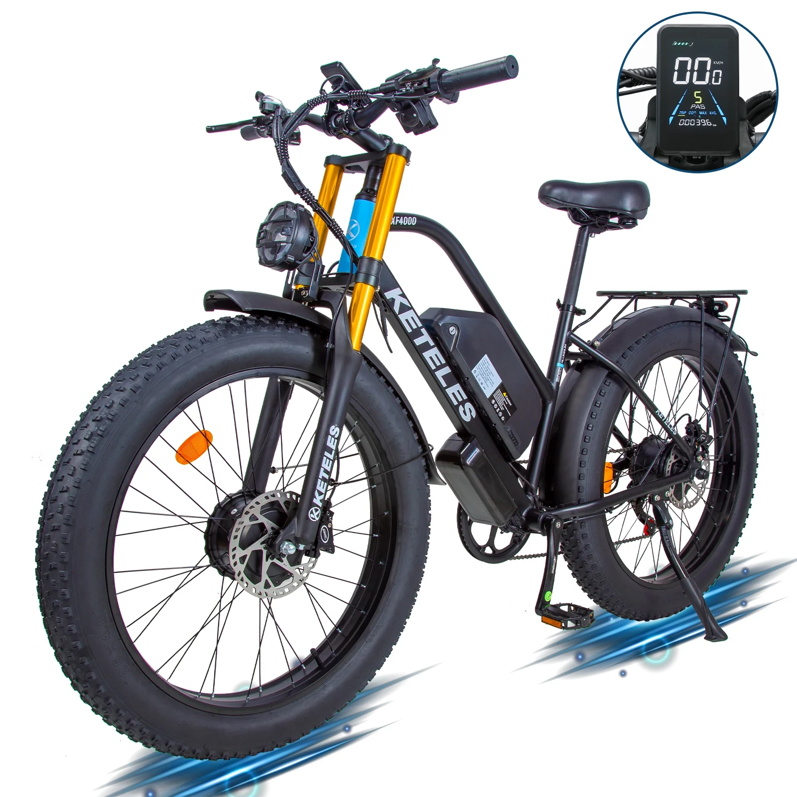 Electric Bike for Adults Ebike with 48V 23AH Removable Battery, 26