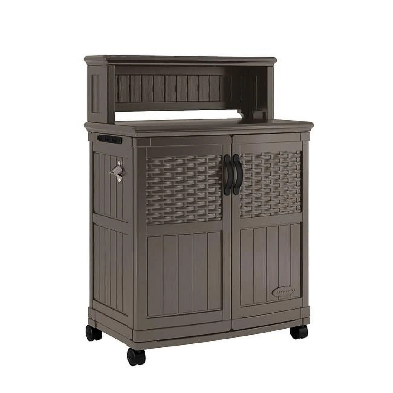 Suncast SNCBMPS6401 Patio Storage & Prep Station, Stoney Gray