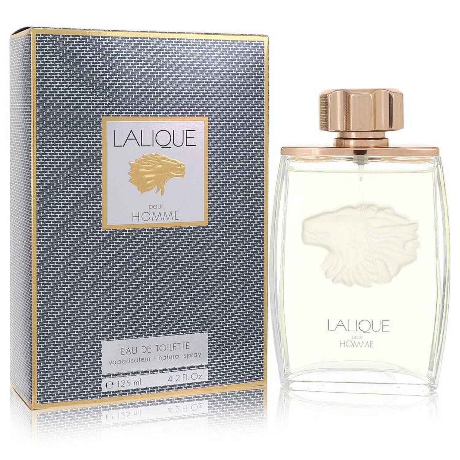 LALIQUE by Lalique Eau De Toilette Spray 4.2 oz for Men Pack of 4