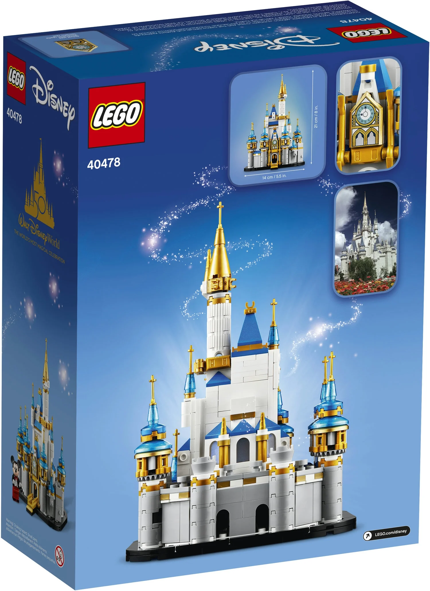 LEGO Mini Disney Castle 40478 Building Set (567 Pieces)