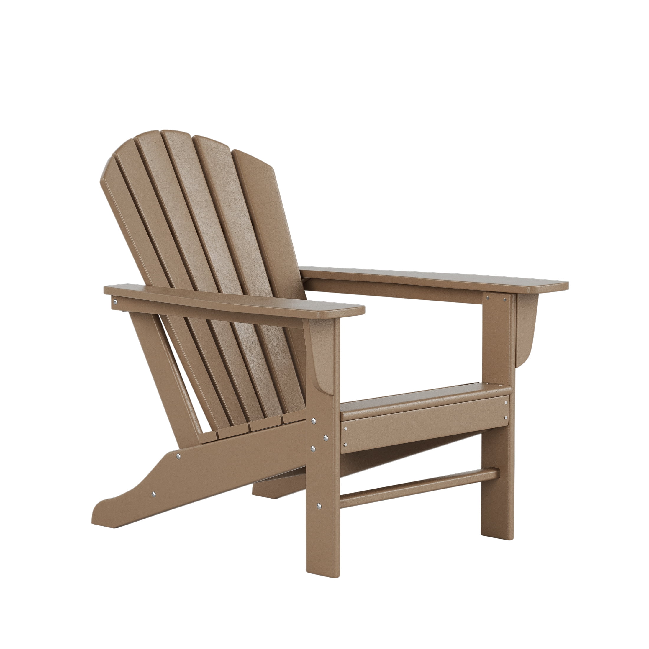 Westin Outdoor Patio Adirondack Chair (Set of 4), Weathered Wood