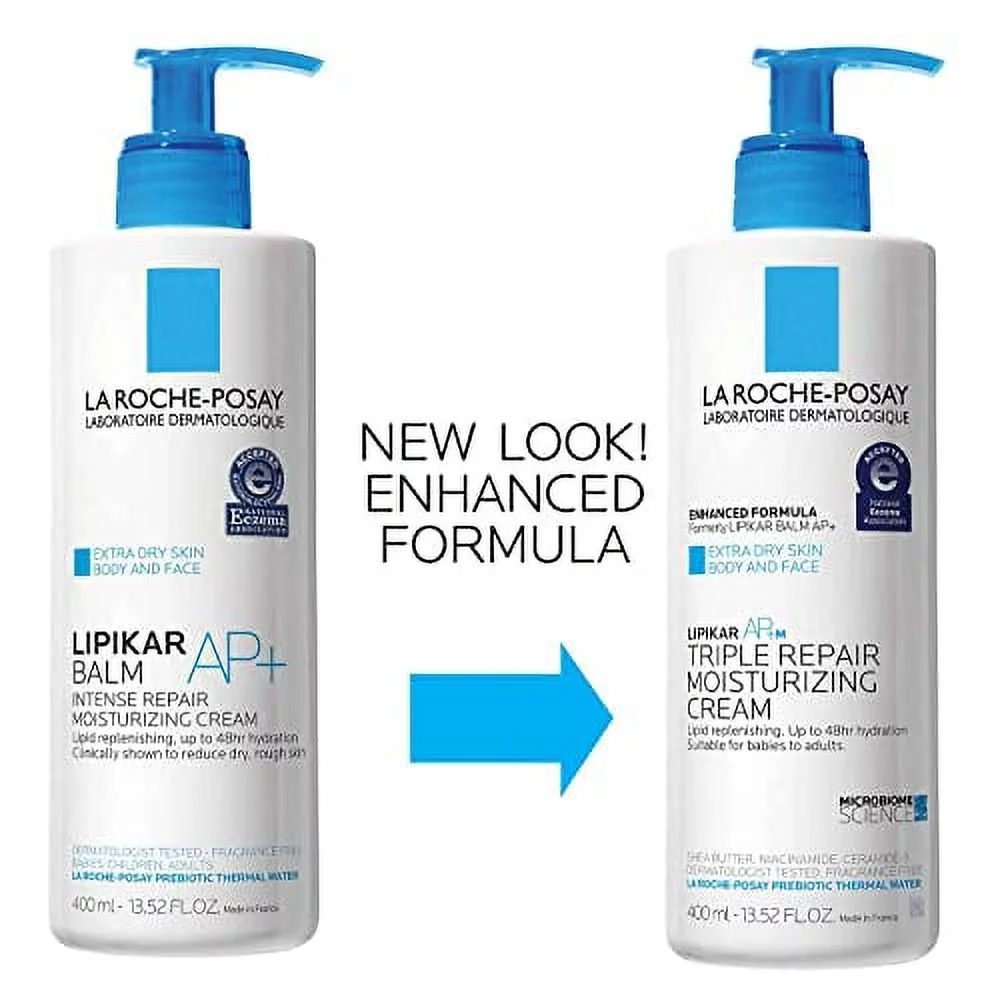 La Roche-Posay Lipikar Balm AP+ Intense Repair Body Lotion for Dry Skin, Body Cream with Shea Butter and Niacinamide, Moisturizer for Dry and Rough Skin, Sensitive Skin Safe