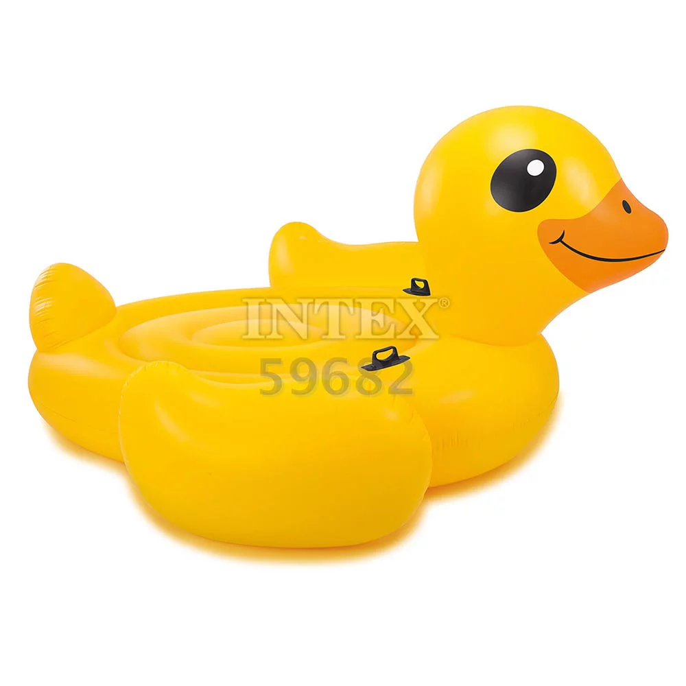 Intex Inflatable Mega Yellow Duck Island Float, 87