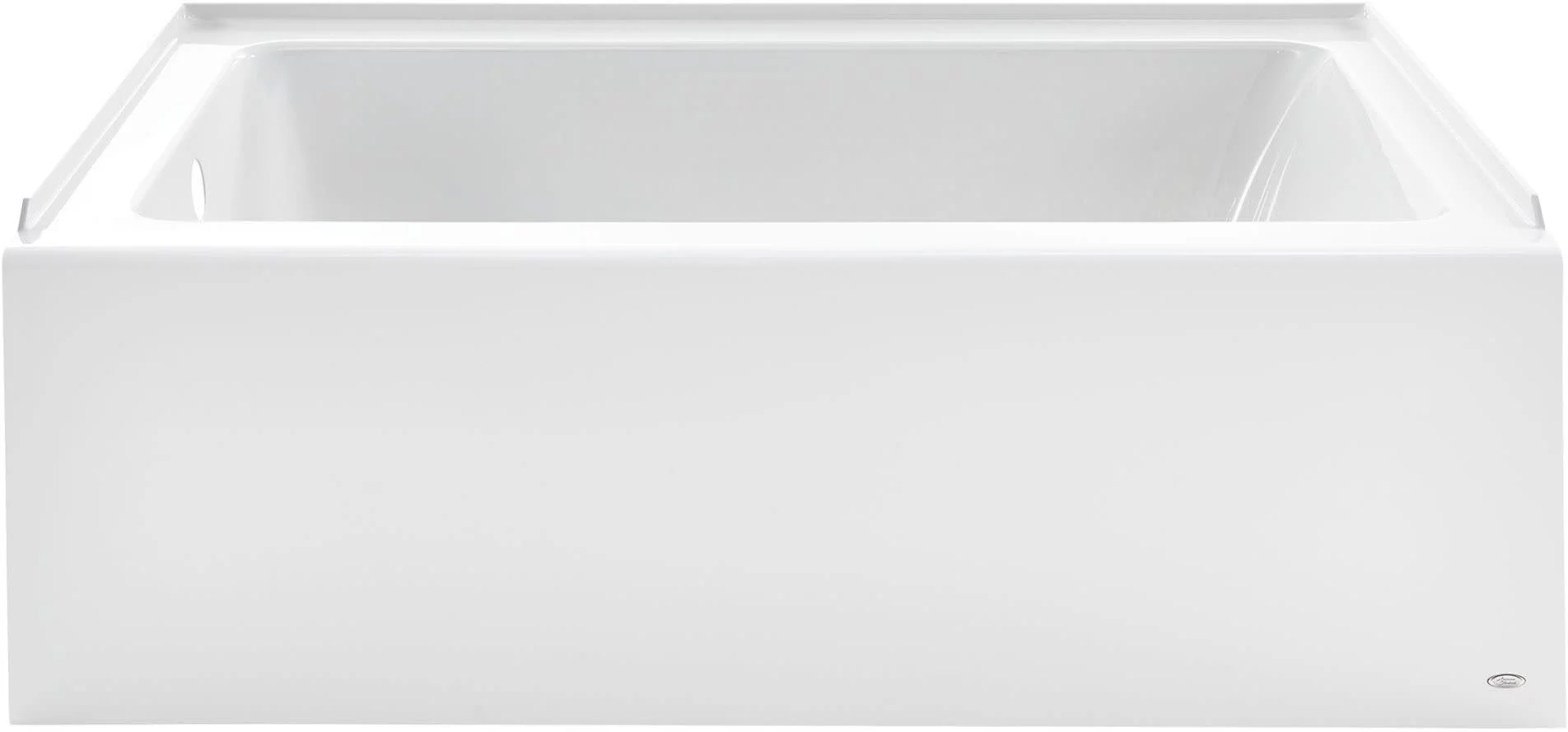 American Standard Studio 60 x 30in Acrylic Integral Apron Bathtub With Right-Hand Outlet in White