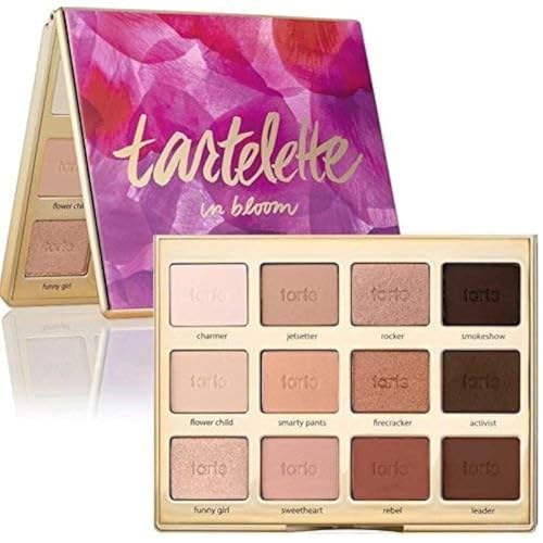 Tartelette in Bloom Clay Palette 12 Colors Eye Shadow By Tarte High Performance Naturals