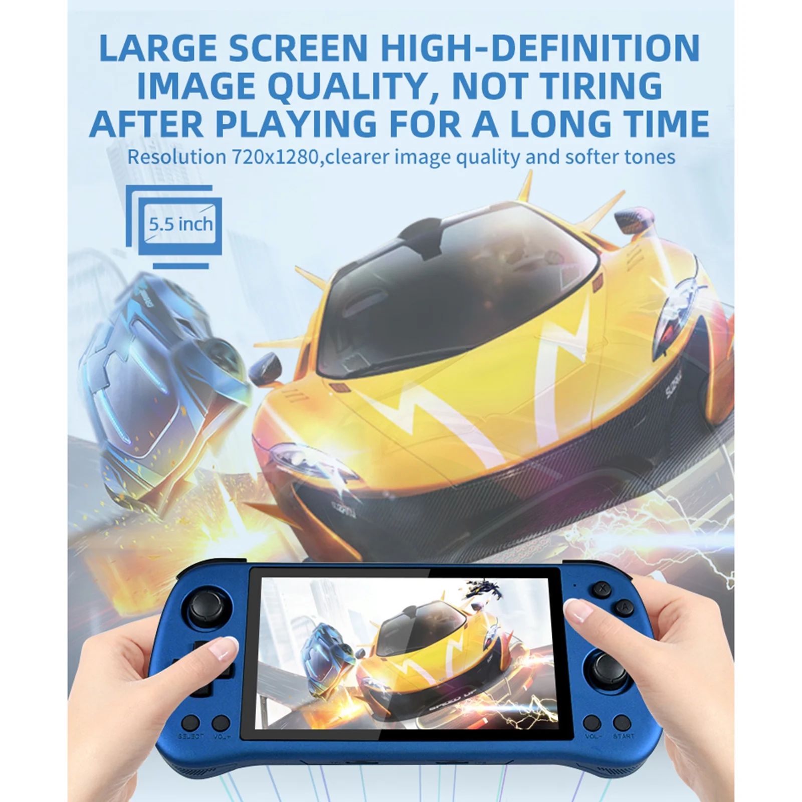 X55 Handheld Game Console, TV Compatible Gaming Console, Portable