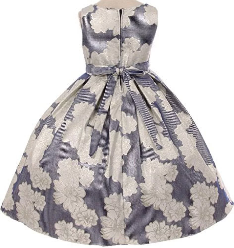 Flower Girl Dress Tea Length Pattern Spring Collection for Little Girl Red 10 KD.374