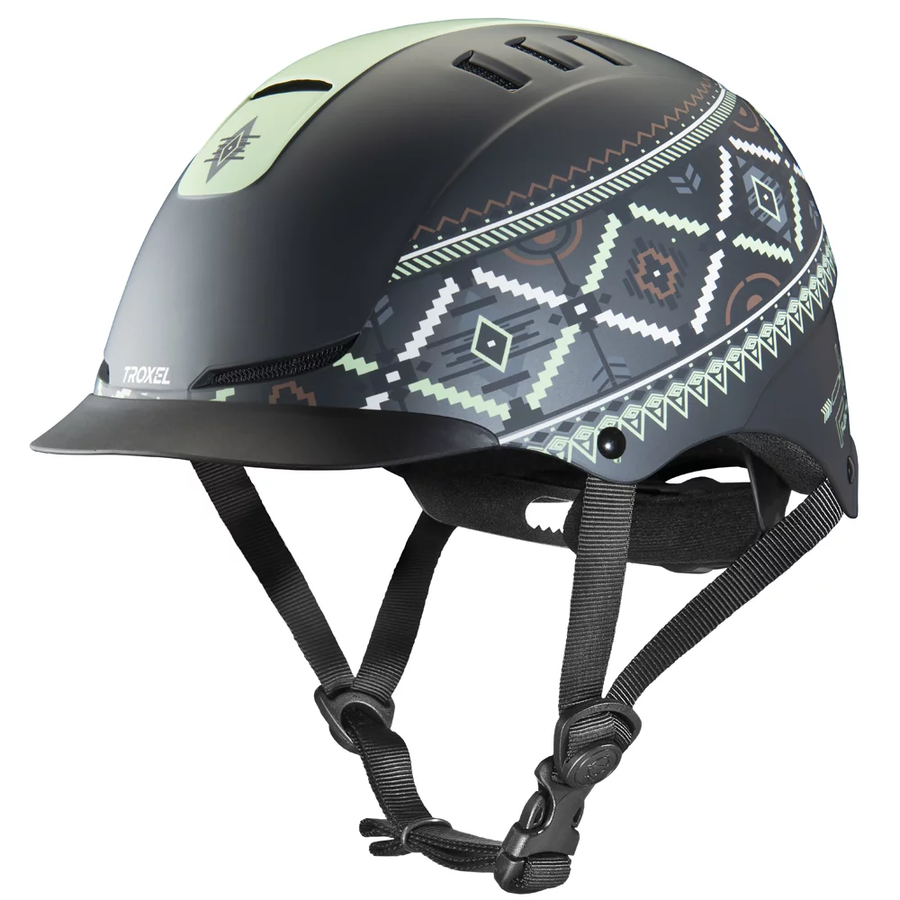 Troxel Performance Headgear Tribal FTX Helmet Green/Black XS