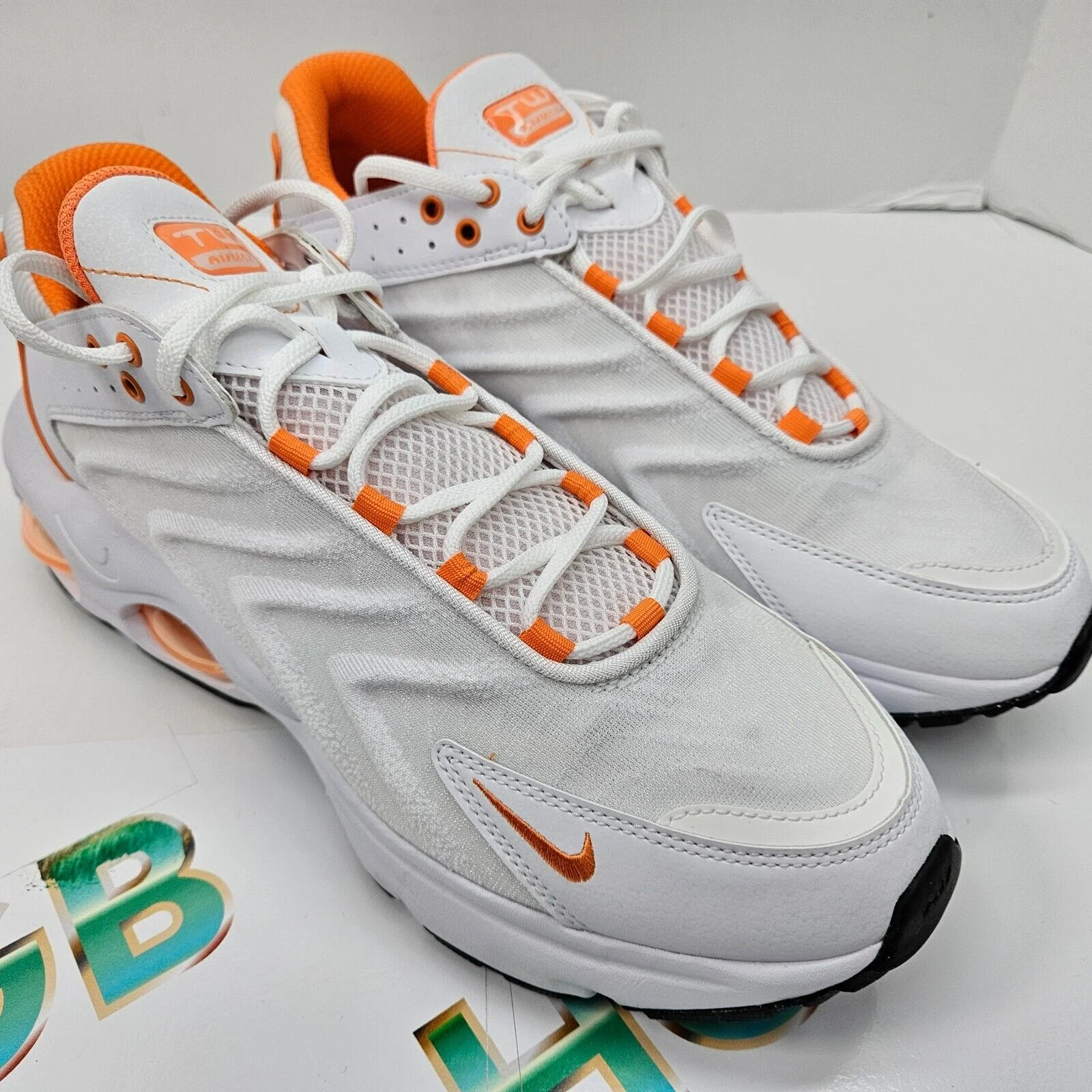 Nike Air Max TW NN Men's White Orange Basketball Sneaker FJ4005100