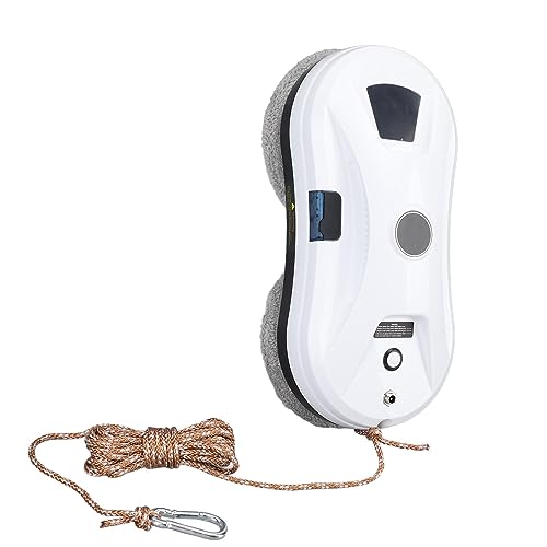 Window Cleaning Robot, Remote Control Window Washer Automatic Window Cleaner with 8 Cloth Glass Cleaning Robot for Tiles Window Mirror, 2800Pa Suction Power, Auto Routine Planing