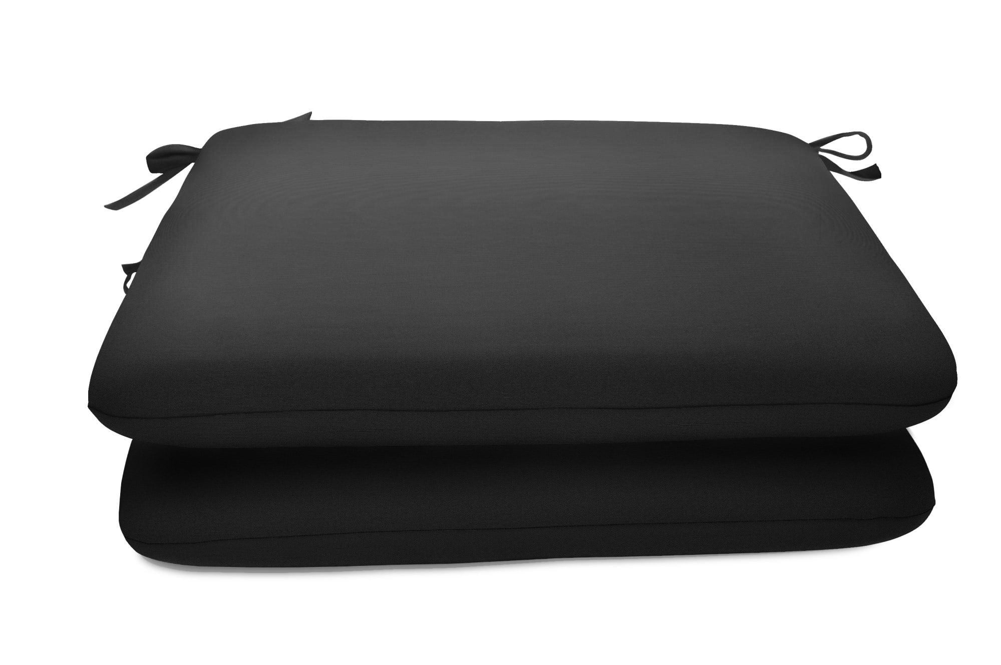 Casual Cushion Sunbrella Solid Outdoor Seat Pad - Set of 2