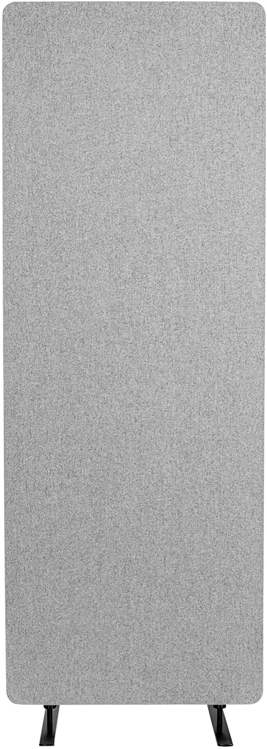 Stand Up Desk Store ReFocus Freestanding Noise Reducing Acoustic Room Wall Divider Office Partition (Cool Gray, 23.6