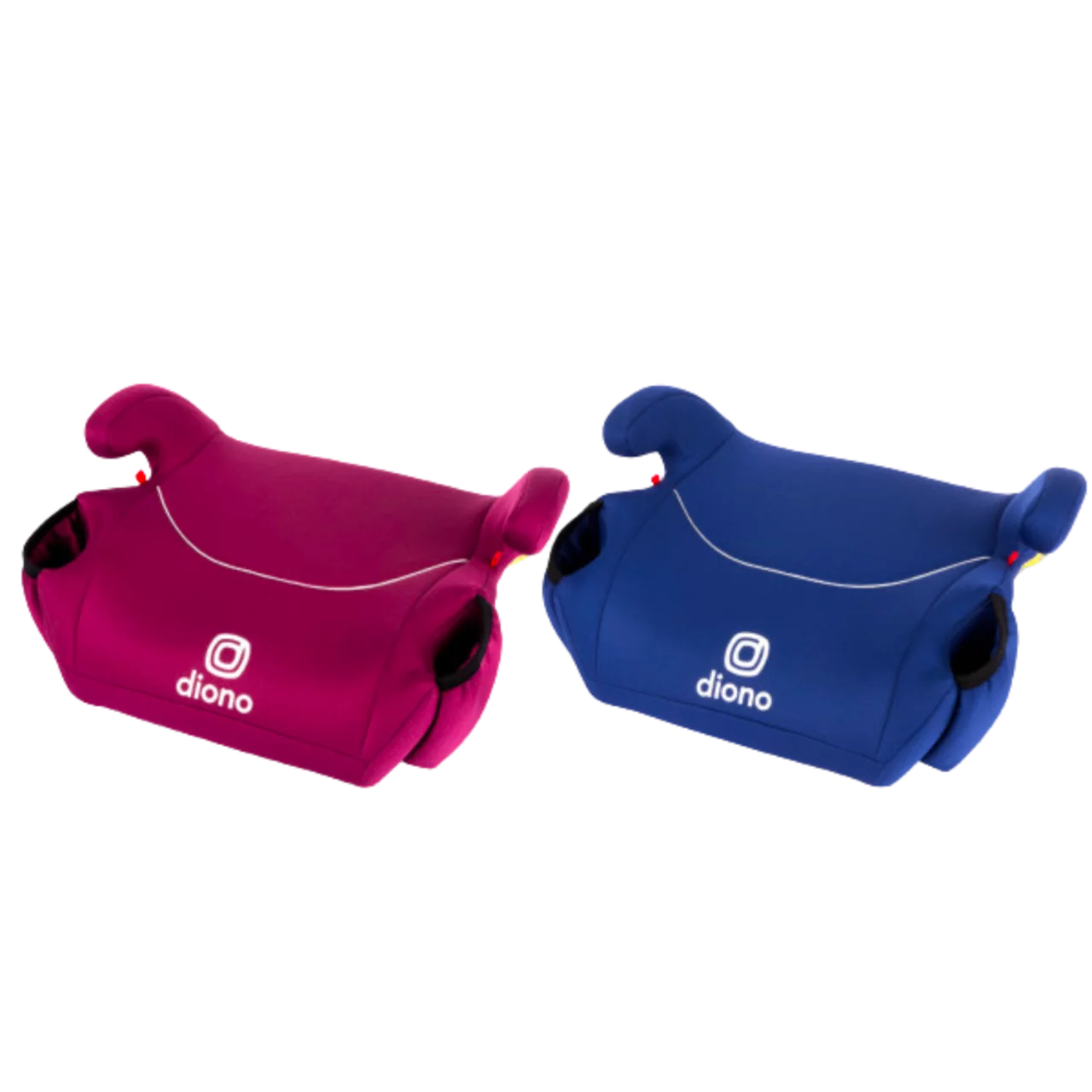 Diono Solana Pack of 2 Lightweight Backless Booster Car Seats, Pink/Blue