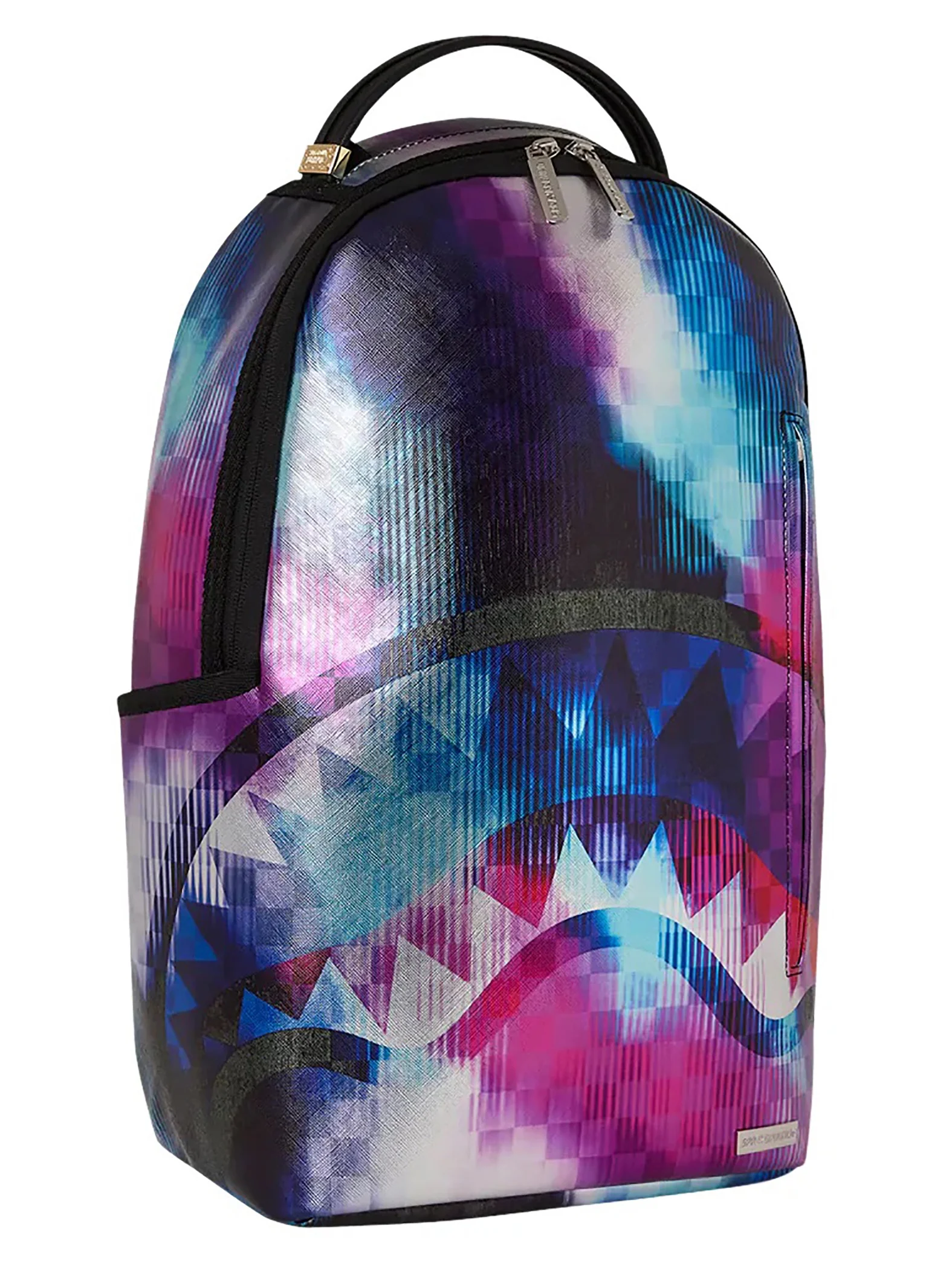 Sprayground Tye Check Backpack, Purple