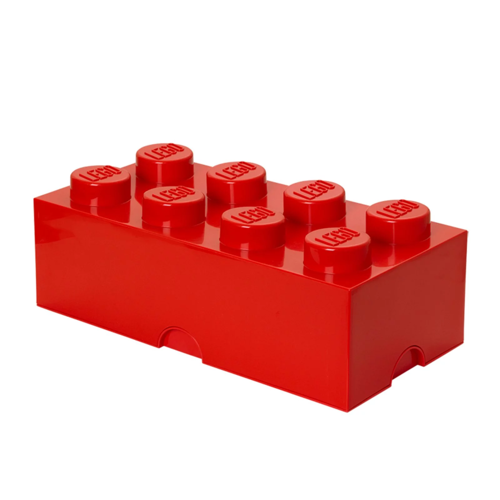 LEGO Bright Red Plastic Stackable Storage Brick 8 with Drawer, Children 3+ years