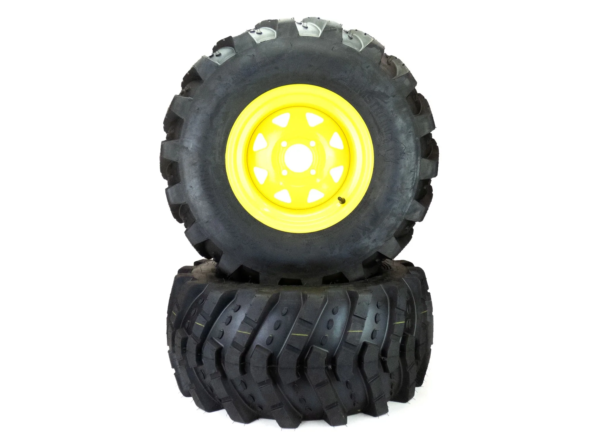 (2) All Terrain Tire Assy Compatible With John Deere 26x12.00-12  ZTrak TCA20130