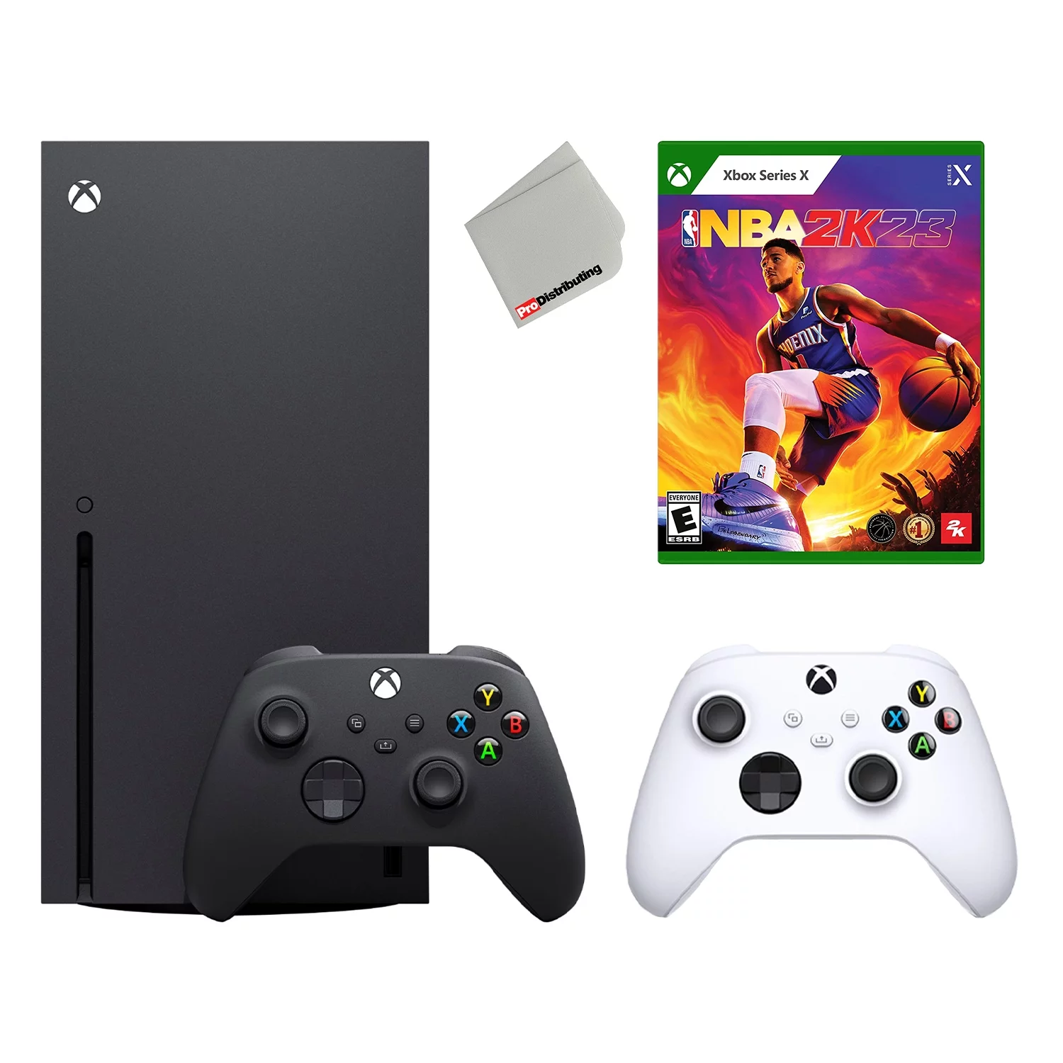 Microsoft Xbox Series X 1TB Console Bundle with NBA 2K23 and Extra Robot White Controller