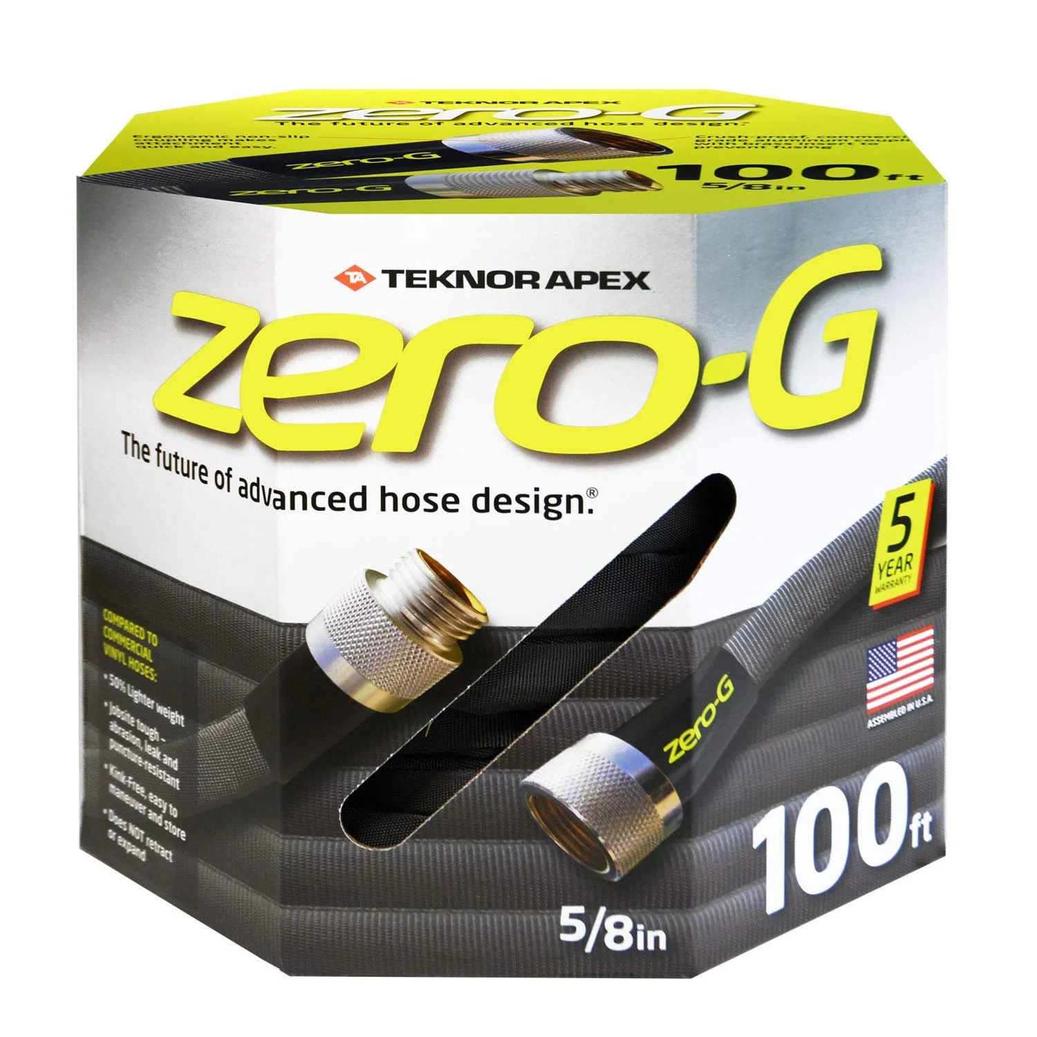 zero-G 4001-100 Garden Hose, 5/8