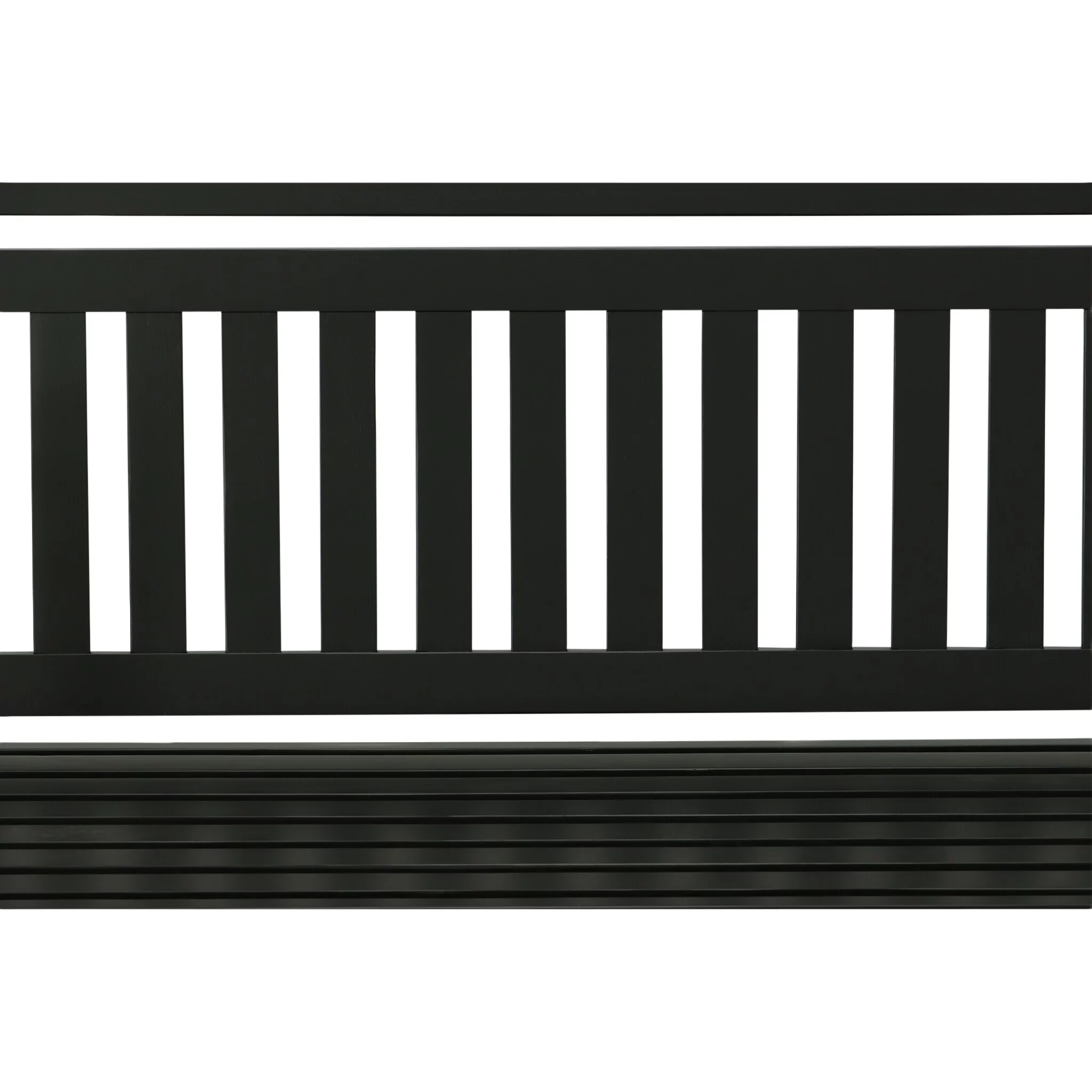 Belmont Outdoor RTA Wooden Bench Black