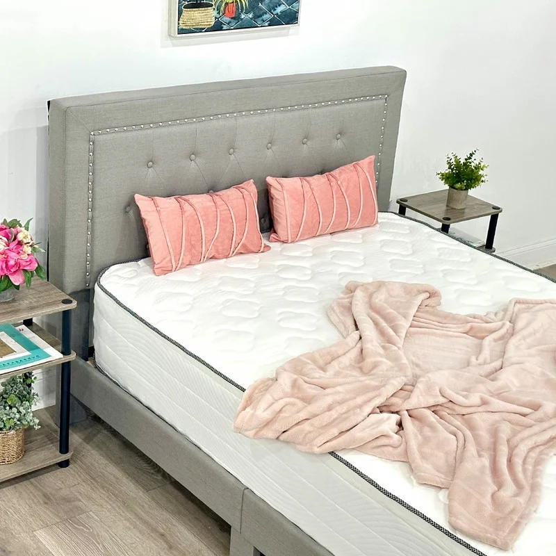 Twin Size Mattress - 12 Inch Cool Memory Foam & Spring Hybrid Mattress with Breathable Cover - Comfort Tight Top - Rolled in a Box - Oliver & Smith