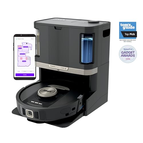 Shark Robot Vacuum & Mop Combo, PowerDetect NeverTouch Pro, Self-Emptying, Self-Refill with Self-Clean Pad Wash & Dry, 60-Day Debris Capacity, 30-Day Refill Tank, 5 PowerDetect Technologies, AV2800ZE