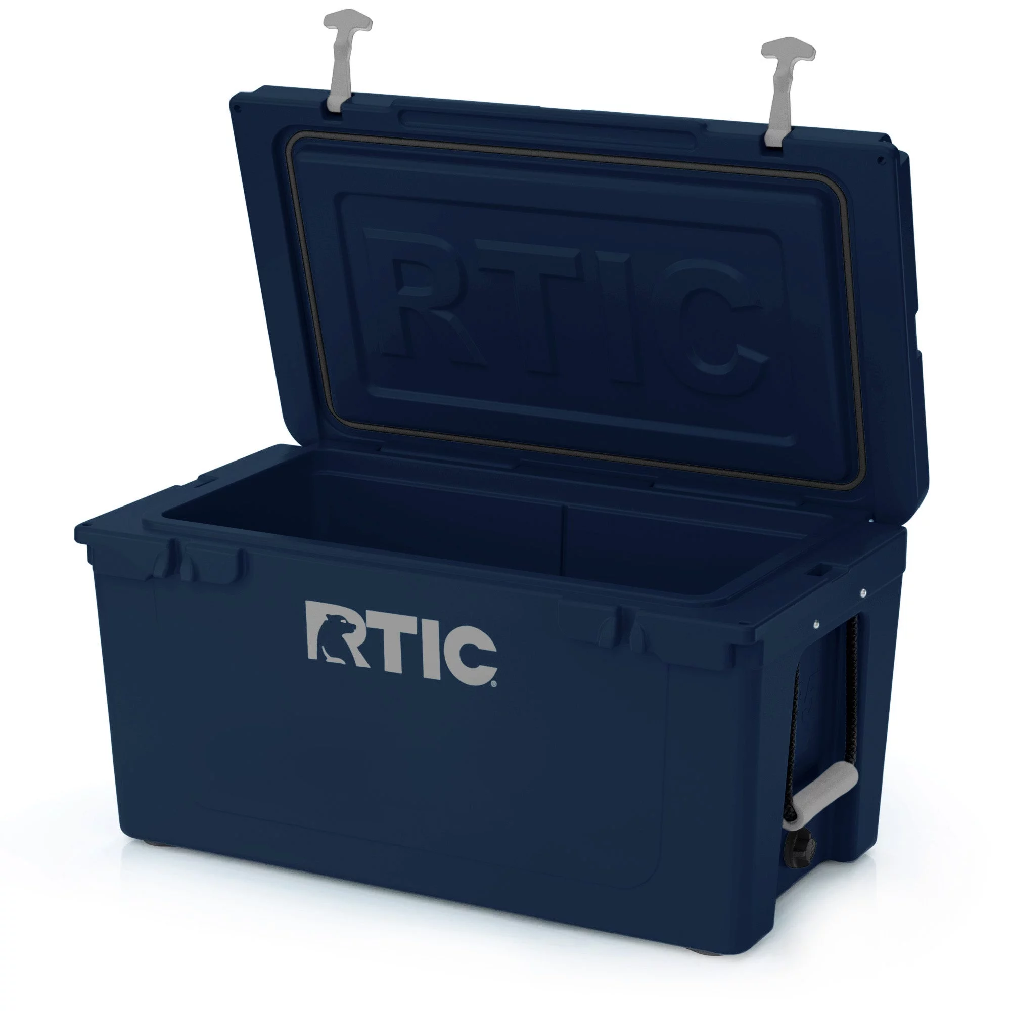 RTIC 65 QT Ultra-Tough Cooler, Insulated Portable Ice Chest for Beach, Drink, Beverage, Camping, Picnic, Fishing, Boat, Barbecue, Navy