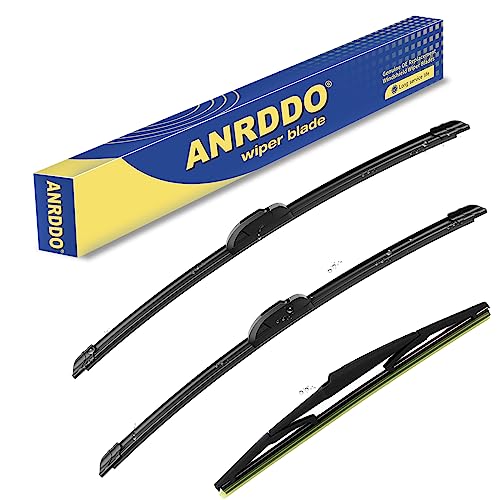 3 wipers Replacement For Ford Explorer 2011-2018 Original Equipment Front and Rear Windshield Wiper Blades Set 26