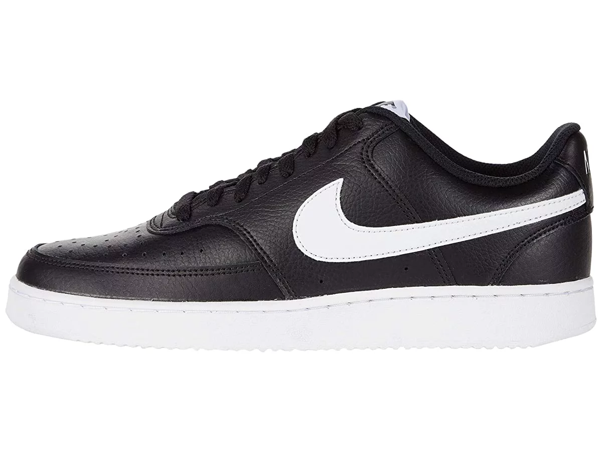 Big Kids and Mens Nike Court Vision Low Black/White (CD5463 001) - 12