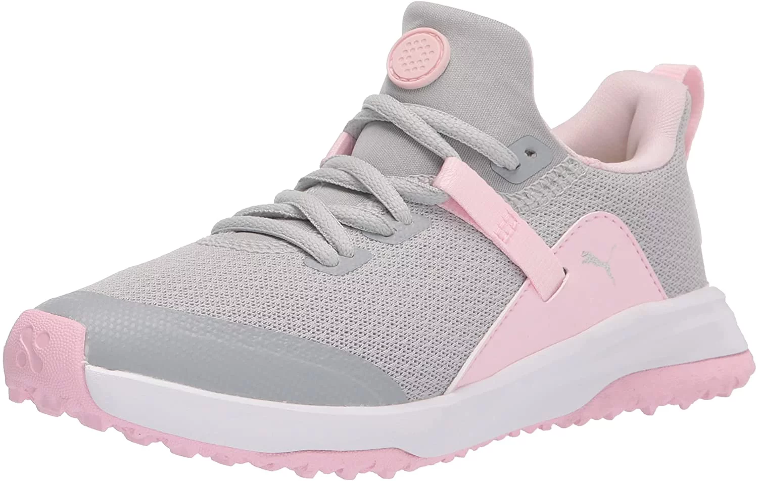 Puma Golf Juniors Boys Fusion EVO Shoes High Rise/Pink Lady Size 6 M High Rise/Pink Lady Size 6 Medium
