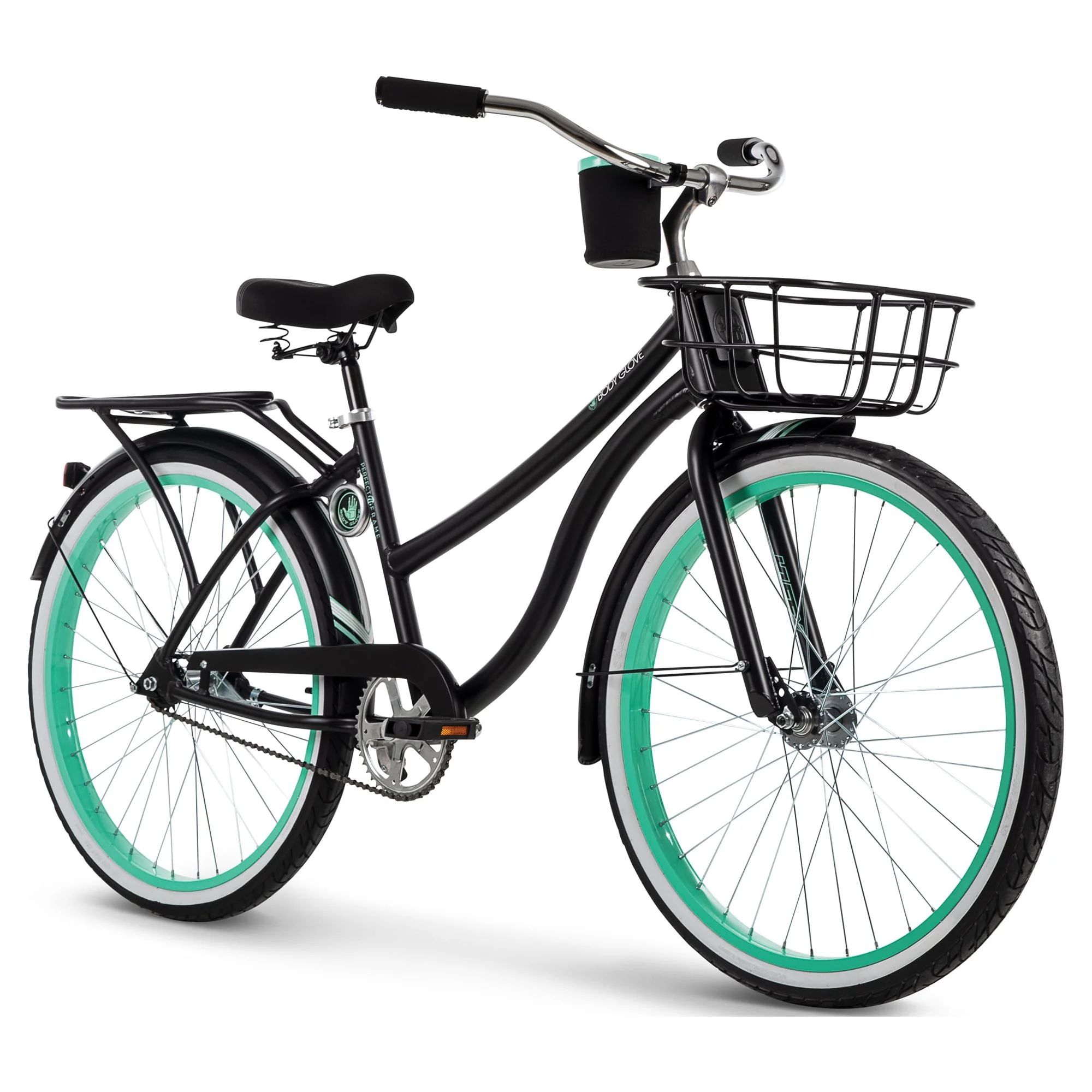 Body Glove 26-inch Aluminum Cruiser Bike for Women, Black, by Huffy