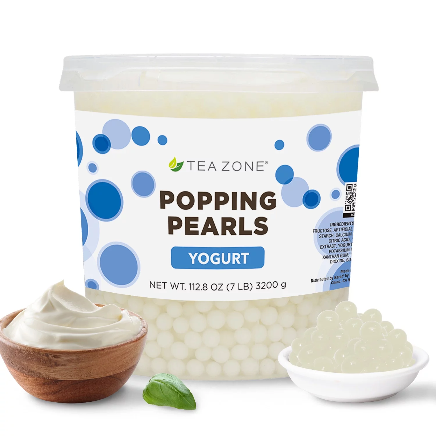 Tea Zone Yogurt Popping Pearls (7 lbs)