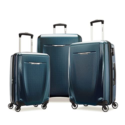 Samsonite Winfield 3 DLX Hardside Luggage with Spinners, Carry-On 20-Inch, Black