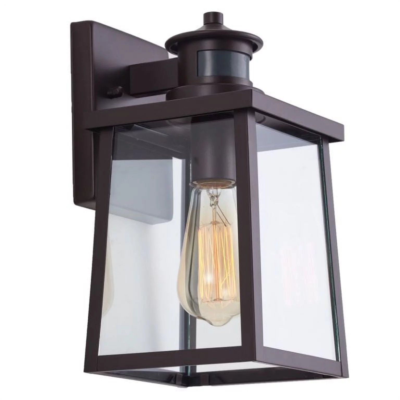 Zillar Motion Sensor Outdoor Wall Light in Oil Rubbed Bronze