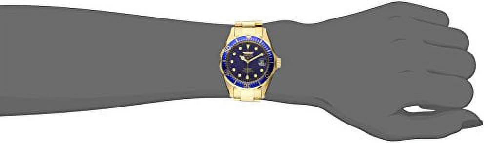 Invicta Pro Diver Blue Dial Gold-plated Men's Watch 17052