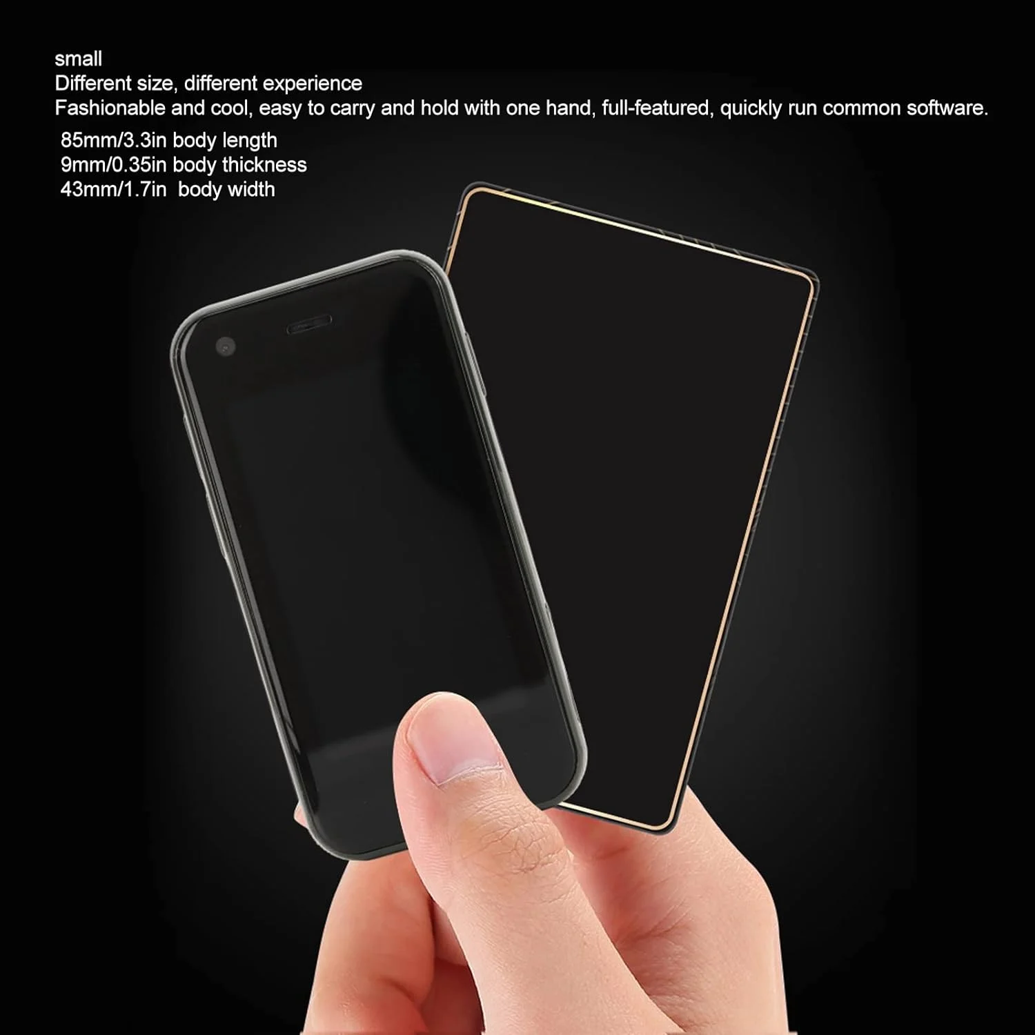 SOYES XS11 Mini Mobile Phone 2.5 in Cell Phone WiFi GPS 1GB+8GB Quad Core for Android Smart Phone for Students