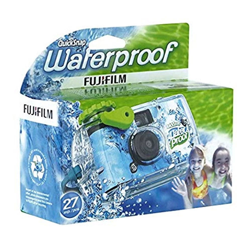 Fujifilm Quick Snap Waterproof 35mm Single Use Camera 5 pack | Floating Handle
