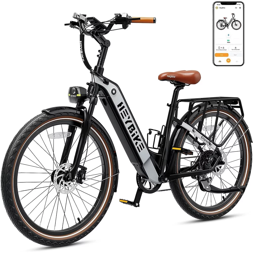 Heybike Cityrun 500W Electric Bike for Adults, 26
