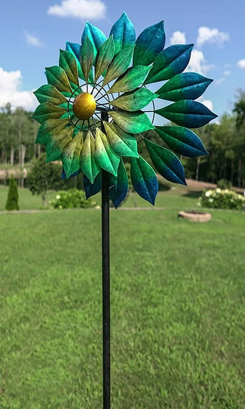 Marshall Kinetic Monterey Wind Spinner, Blue & Green, 93